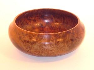 walnut burl bowl