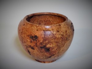 cherry burl bowl